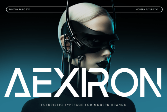 Aexiron Font: Futuristic Design for Crafters
