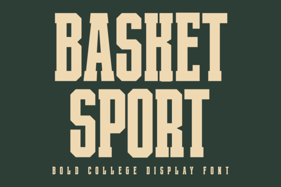 Basket Sport Font for Bold Branding