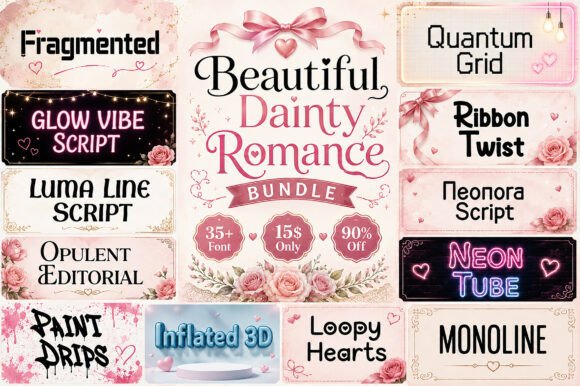 Beautiful Dainty Romance Font