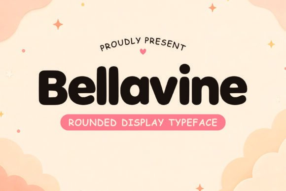 Bellavine: A Playful Display Font for Campaigns