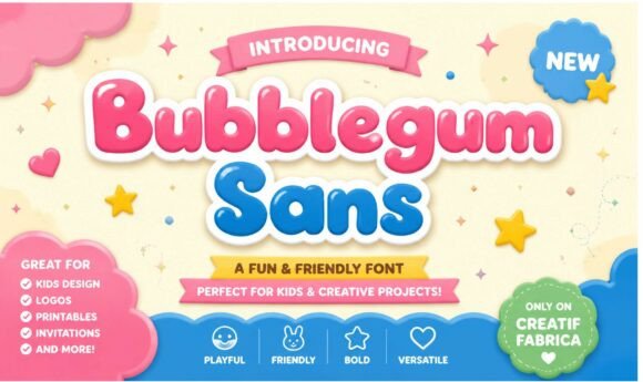 Bubblegum Sans: A Playful Font for Business Branding