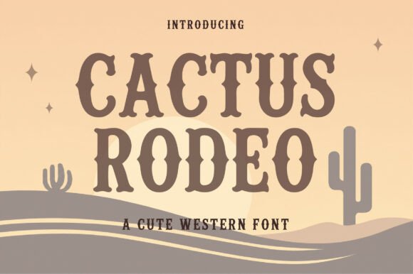 Cactus Rodeo Font for Bold Branding