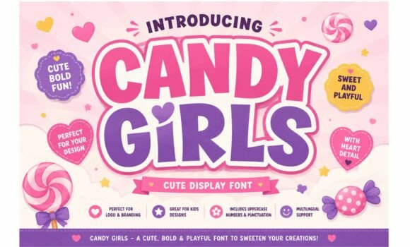 Candy Girls Font for Bold Design