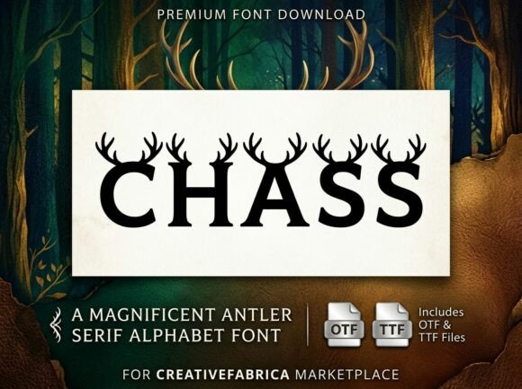 Chass: A Wild Typeface for Editorial Design