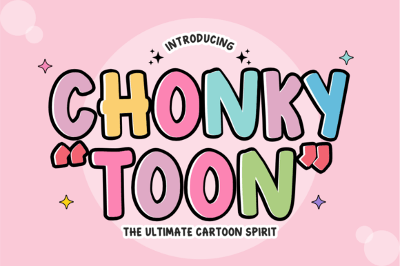 Chonky Toon Font for Web Design