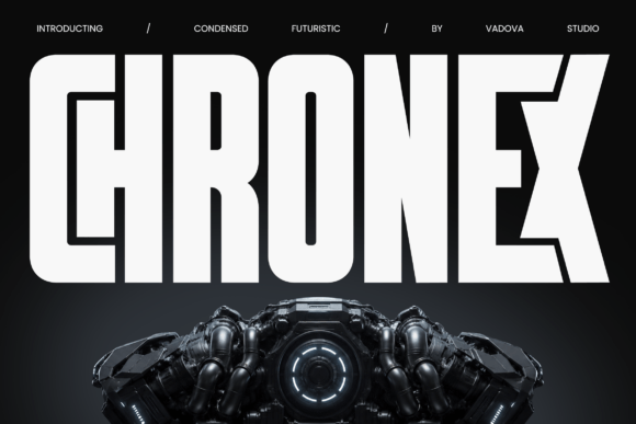 Chronex: A Bold Display Typeface