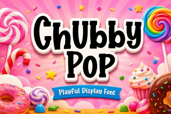Chubby Pop Font for Creative Projects