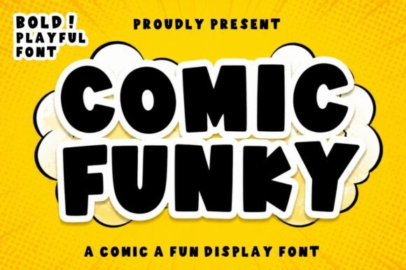 Comic Funky Font for Bold Web Design