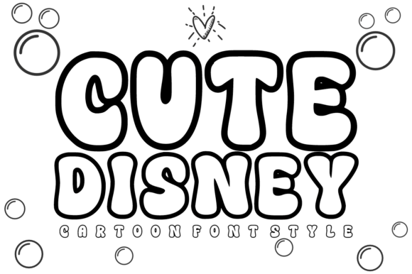 Cute Disney Font: Whimsical Typography for Creative Projects