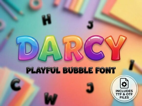 Darcy Font: Playful Display Type