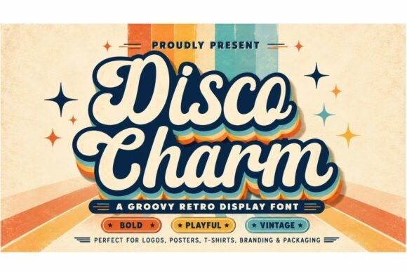 Disco Charm Font for Bold Web Design