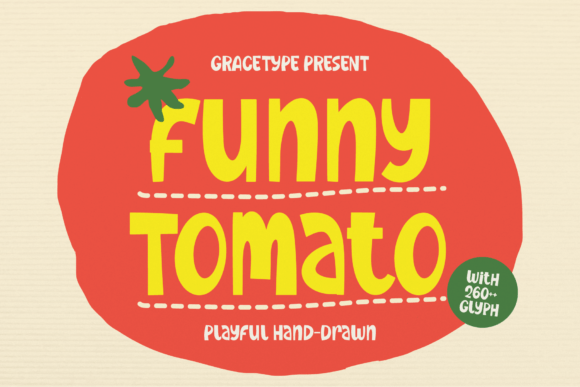 Funny Tomato Font for Creative Web Design