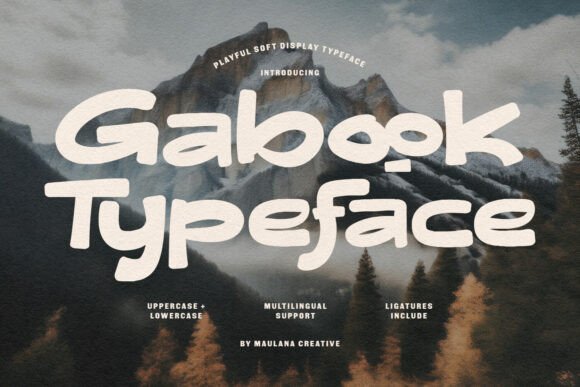 Gabook Font for Creative Makers