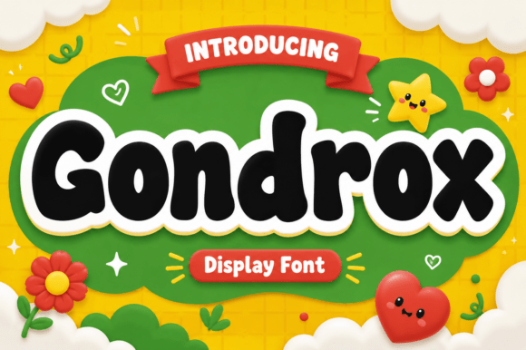Gondrox Font for Bold Editorial Design