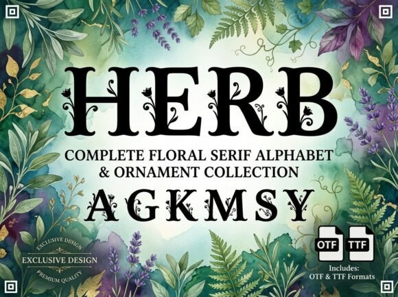 Herb Font for Enchanting Campaigns