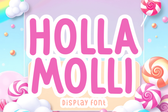 Holla Molli Font for Creative Projects