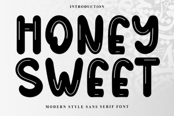 Honey Sweet Font: A Festive Design Touch