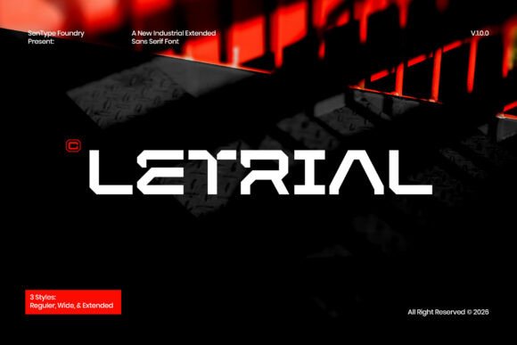 Letrial – Bold Display Font