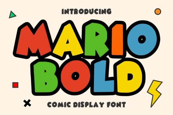 Mario Bold: A Playful Font for Creative Projects