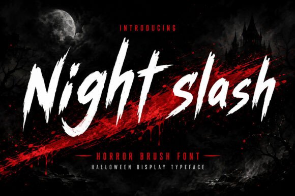 Night Slash Font: Bold Horror Aesthetic