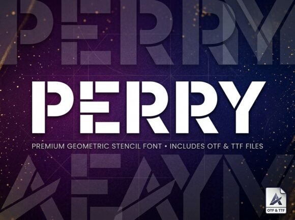 Perry: A Bold Font for Digital Campaigns