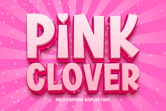 Pink Clover Font for Bold Campaigns