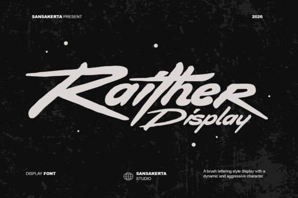 Raither Display: Bold, Dynamic, Unforgettable