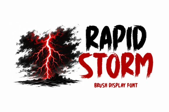 Rapid Storm Font for Bold Design