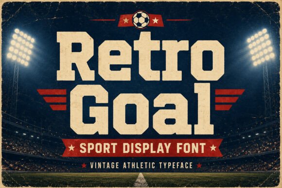 Retro Goal Font for Bold Campaigns