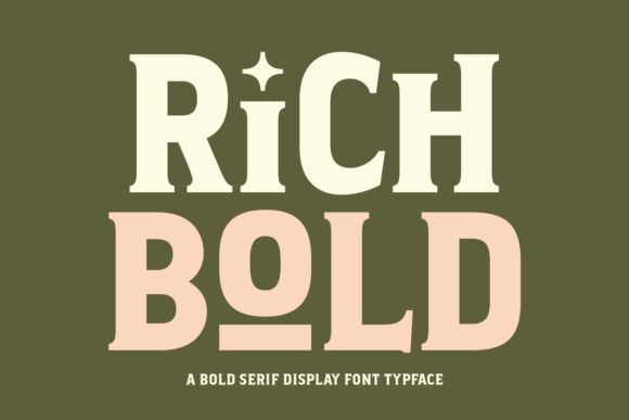 Rich Bold: A Bold Typeface for Impactful Design
