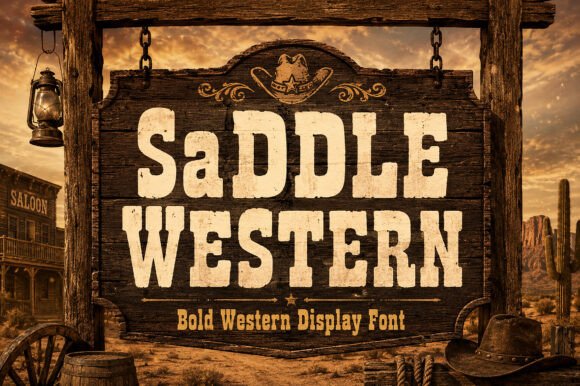 Saddle Western Font Review