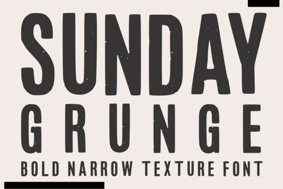 Sunday Grunge Font for Bold Branding