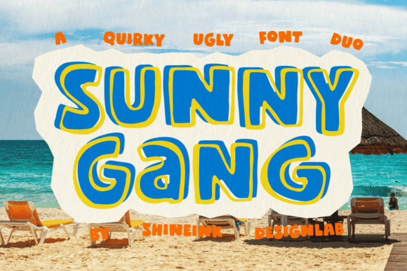 Sunny Gang Font for Creative Projects