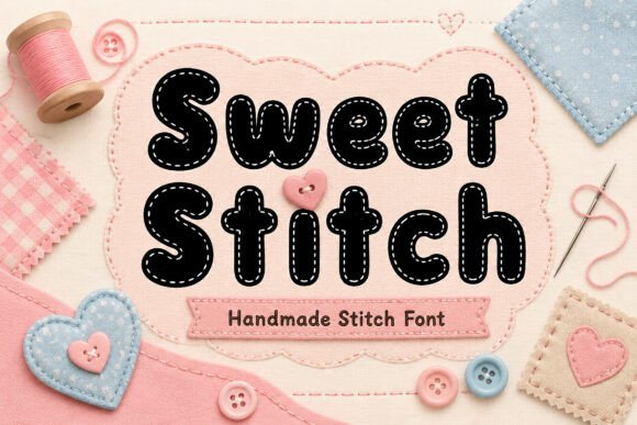 Sweet Stitch Font for Creative Projects
