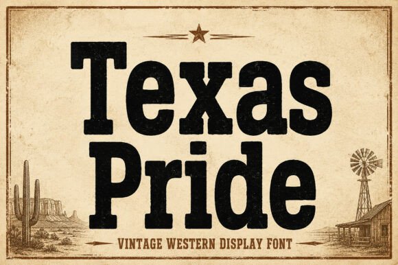 Texas Pride Font for Bold Branding