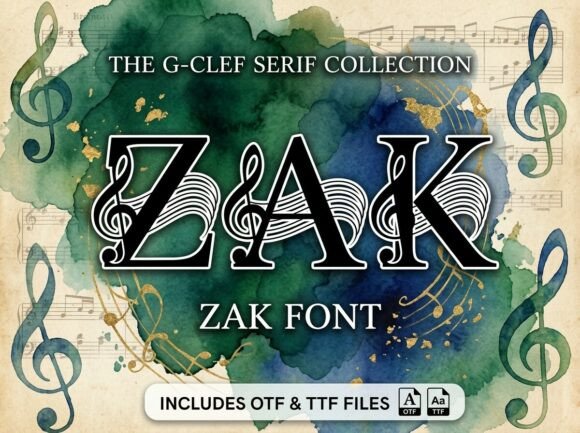 Zak Font for Creative Projects